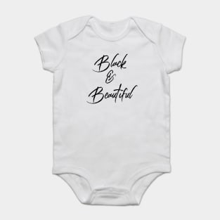 Black & Beautiful | African American | Black Lives Baby Bodysuit